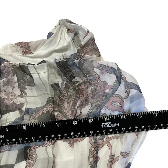 Bellambra Italian Silk Blend Floral Leopard Womens Sleeveless Maxi Dress large - Picture 6 of 8